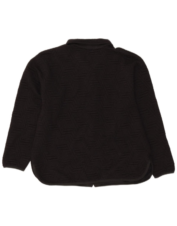 Giacca da tuta da donna Champion UK 16 Grande poliestere geometrico nero