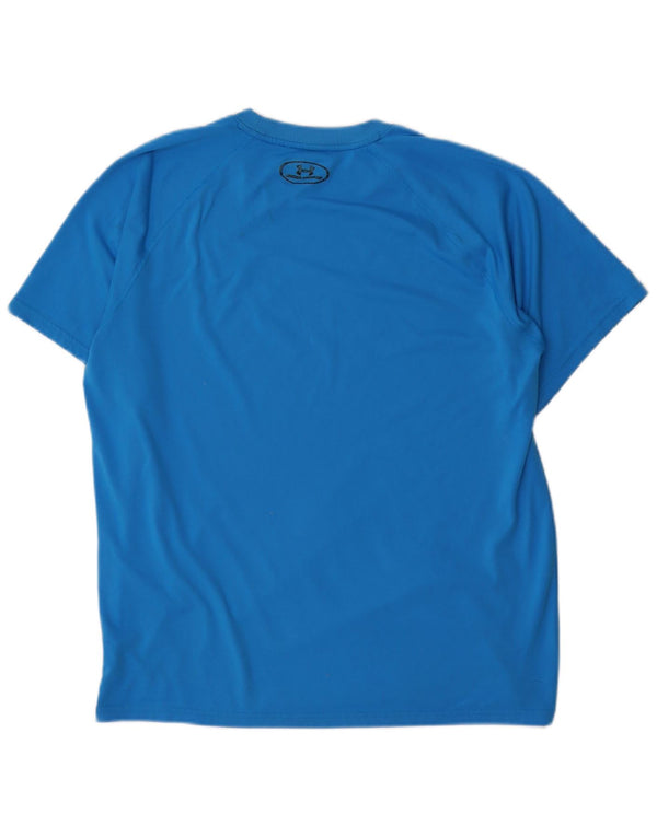 T-shirt da uomo Under Armour Top grande blu in poliestere