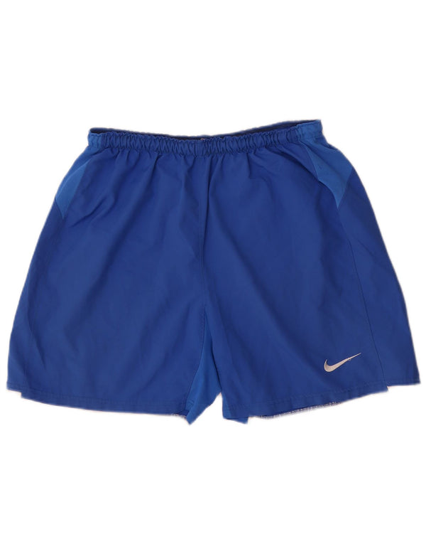 Pantaloncini sportivi Nike da uomo grandi in poliestere blu