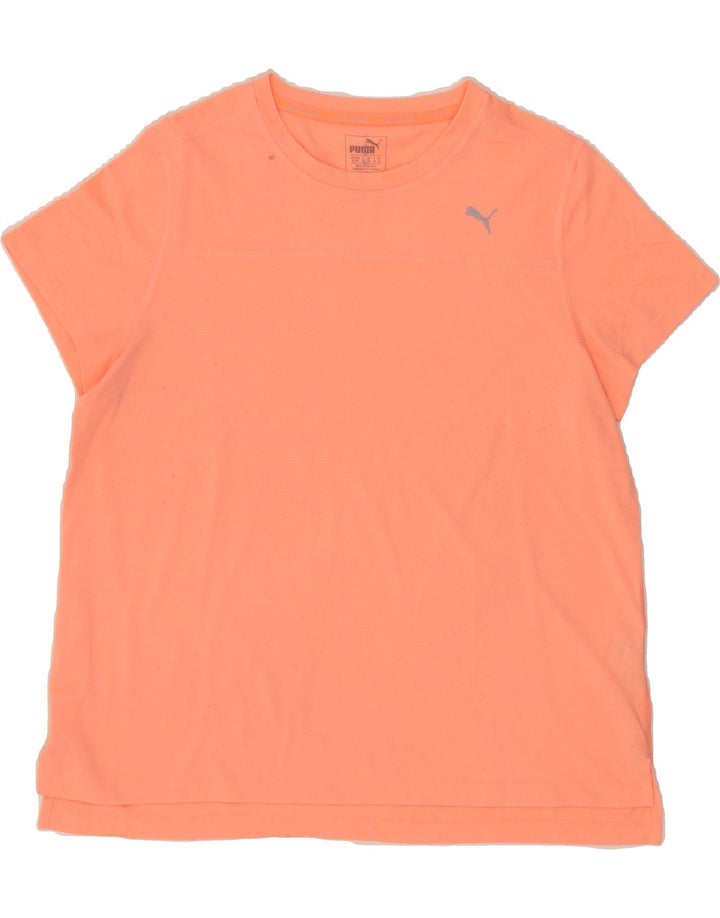 PUMA Womens T-Shirt Top UK 18 XL  Orange Polyester Vintage Puma and Second-Hand Puma from Messina Hembry 
