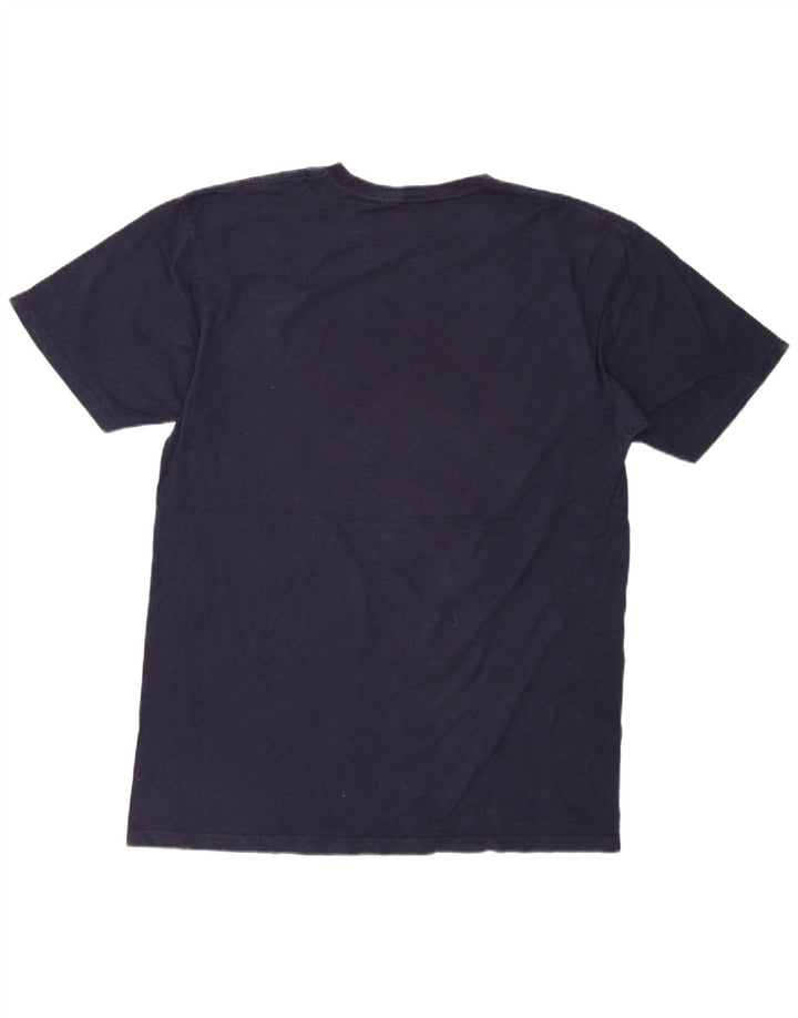 T-shirt grafica da uomo con vestibilità classica VANS, taglia grande, in cotone blu navy