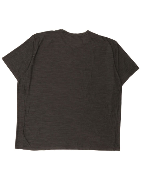 T-shirt da uomo Nike Dri Fit Top 2XL poliestere chiazzato grigio
