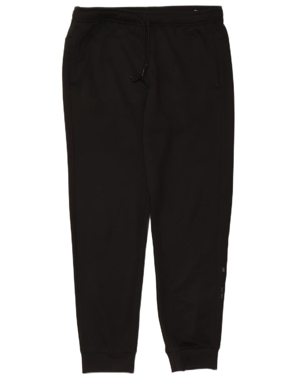 Pantaloni da tuta con grafica Adidas da uomo, pantaloni da jogging, grandi, in poliestere nero