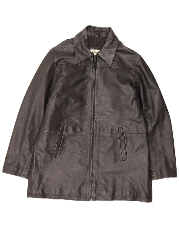 Giacca in Pelle Uomo CONBIPEL IT 44 XS Pelle Nera