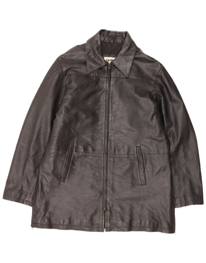 Giacca in Pelle Uomo CONBIPEL IT 44 XS Pelle Nera