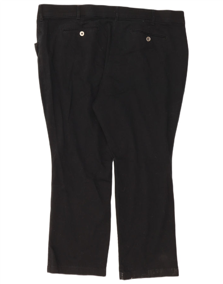 Pantaloni casual Lee da donna vestibilità regolare US 24 2XL W48 L29 cotone nero