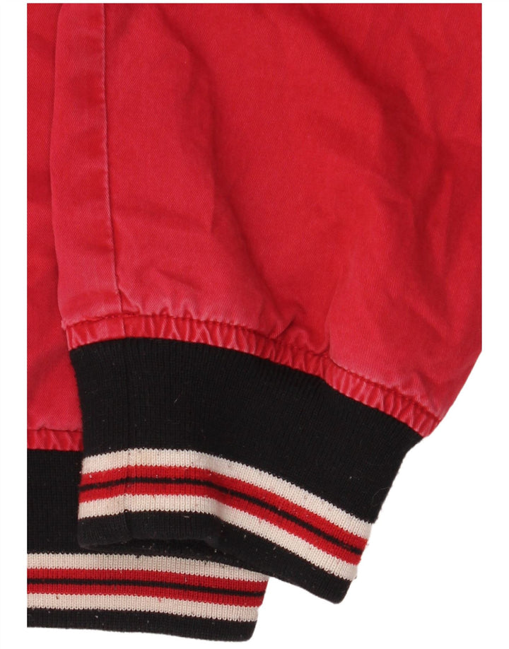 Giubbotto bomber da uomo Gant UK 36 piccolo cotone color block rosso