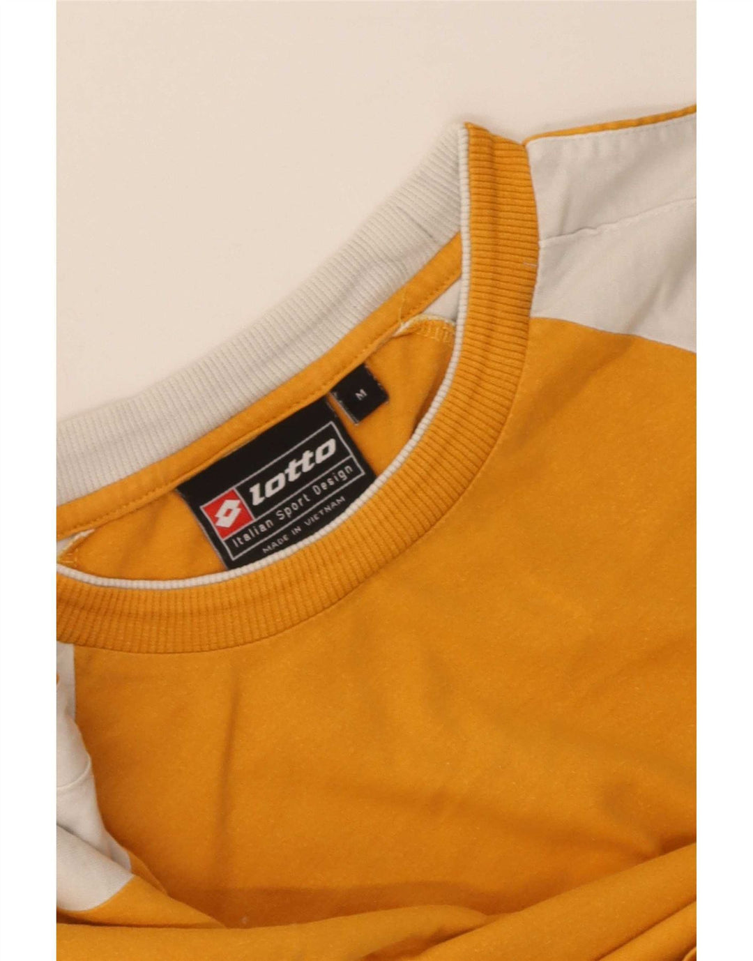T-shirt da uomo Lotto Top giallo medio color block