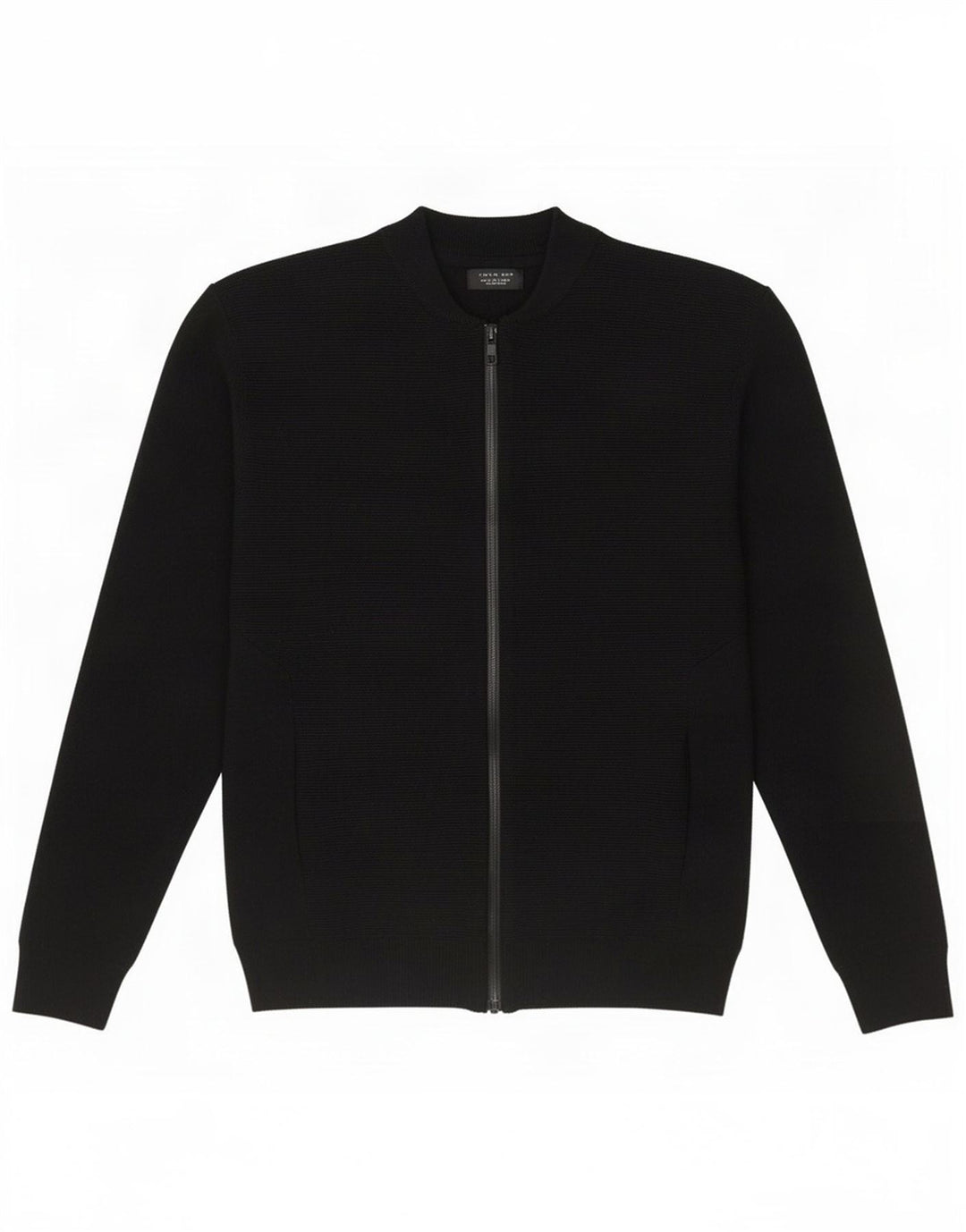 Maglione cardigan da uomo Zara grande in cotone nero