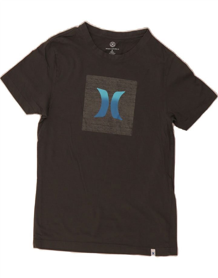 HURLEY Mens Graphic T-Shirt Top Small Grey Cotton Vintage Hurley and Second-Hand Hurley from Messina Hembry 