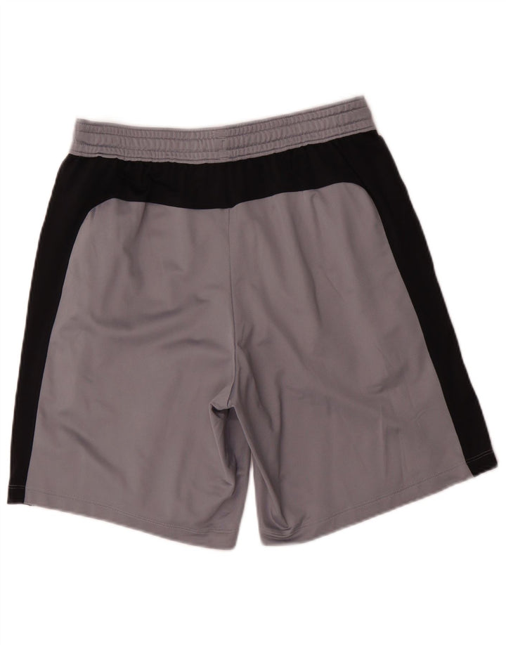 Pantaloncini sportivi grafici da uomo Under Armour Poliestere color block grigio medio