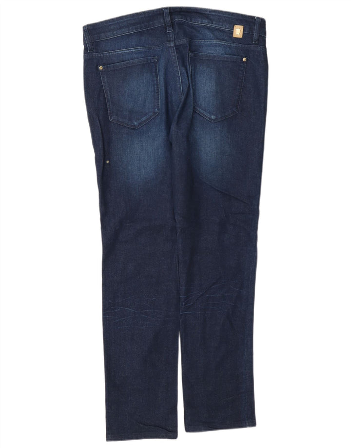 Jeans slim da donna Massimo Dutti EU 38 Small W28 L27 Cotone blu navy