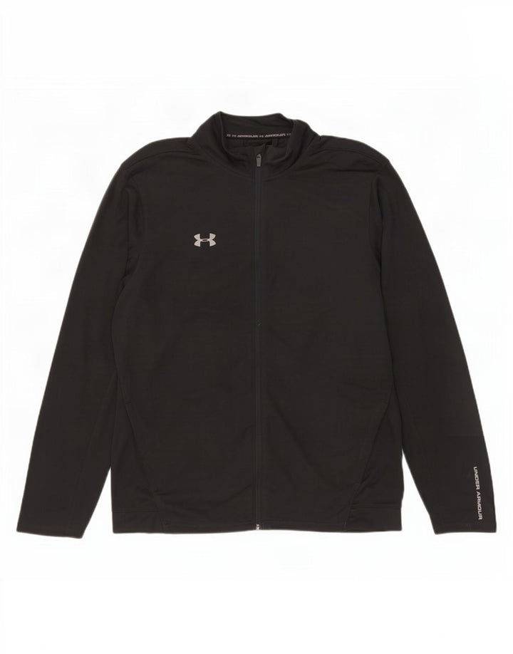 Giacca da ginnastica da uomo Under Armour XL nera in poliestere