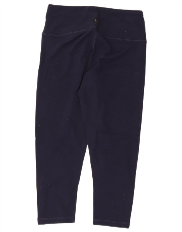 PRANA Leggings Capri da donna UK 8 Small Blu Navy