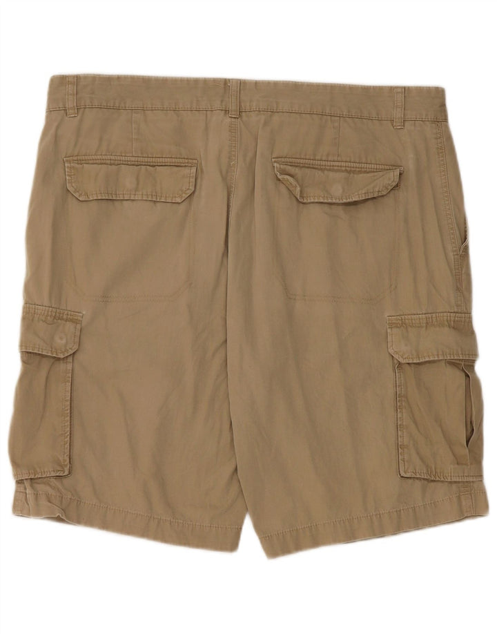 Pantaloncini cargo da uomo Marks & Spencer W36 XL in cotone beige