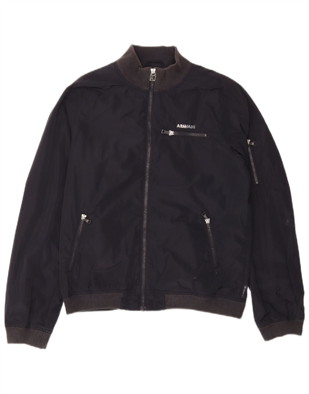 ARMANI JUNIOR Giubbotto Bomber Ragazzo 15-16 Anni Blu Navy Poliestere