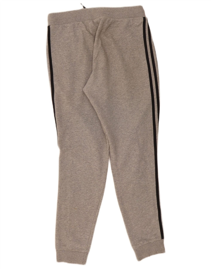 Pantaloni da tuta da uomo Adidas Joggers in cotone chiazzato grigio medio