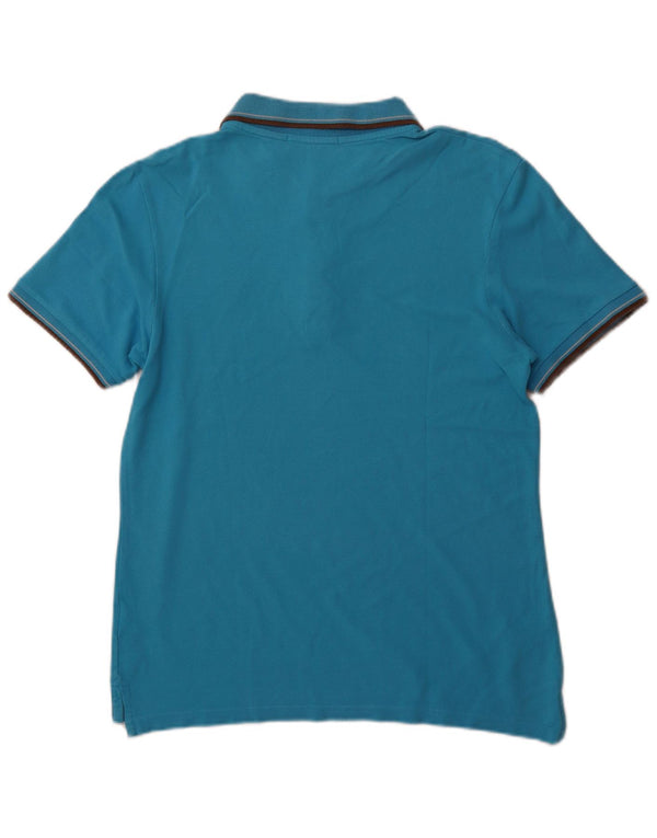 Polo Uomo TRUSSARDI Blu Medio Cotone