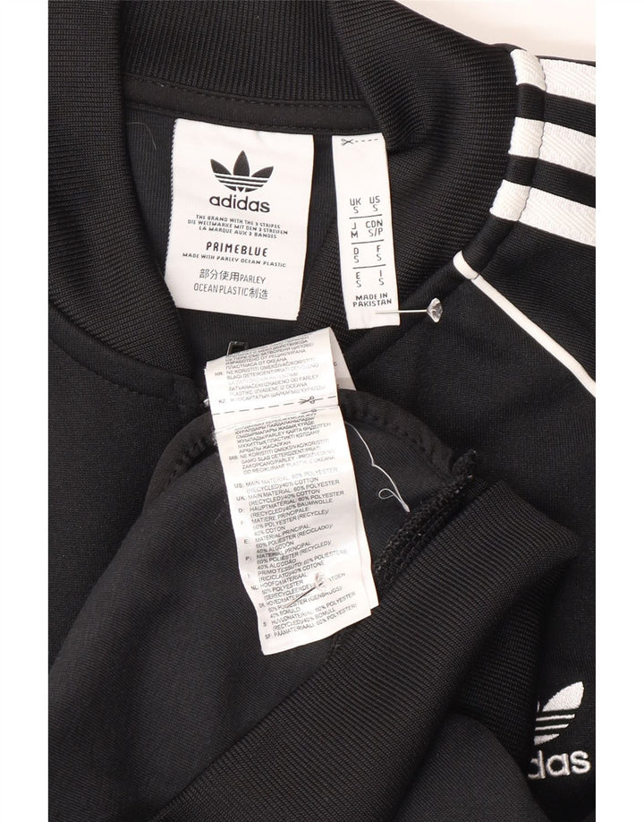 Giacca da ginnastica Adidas da uomo con vestibilità regolare, piccola, in poliestere nero