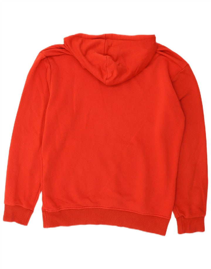 Felpa con cappuccio grafica da uomo Puma Small in cotone rosso