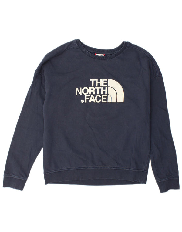 Felpa grafica da donna The North Face Felpa UK 14 Medium Blu Navy