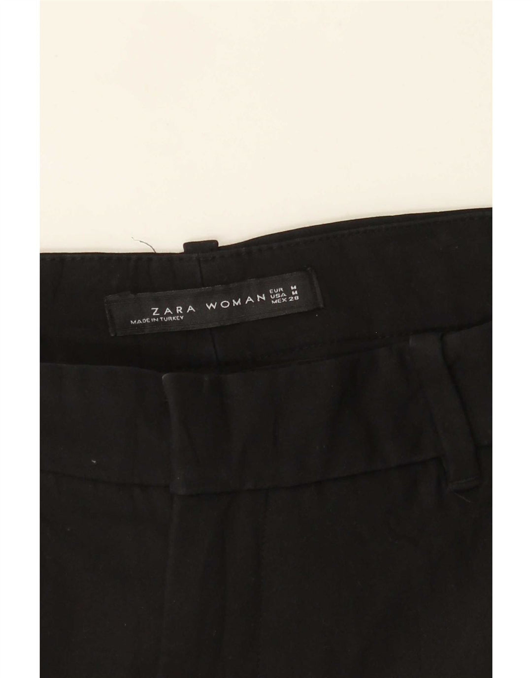 Pantaloni chino dritti da donna Zara medi W28 L27 neri