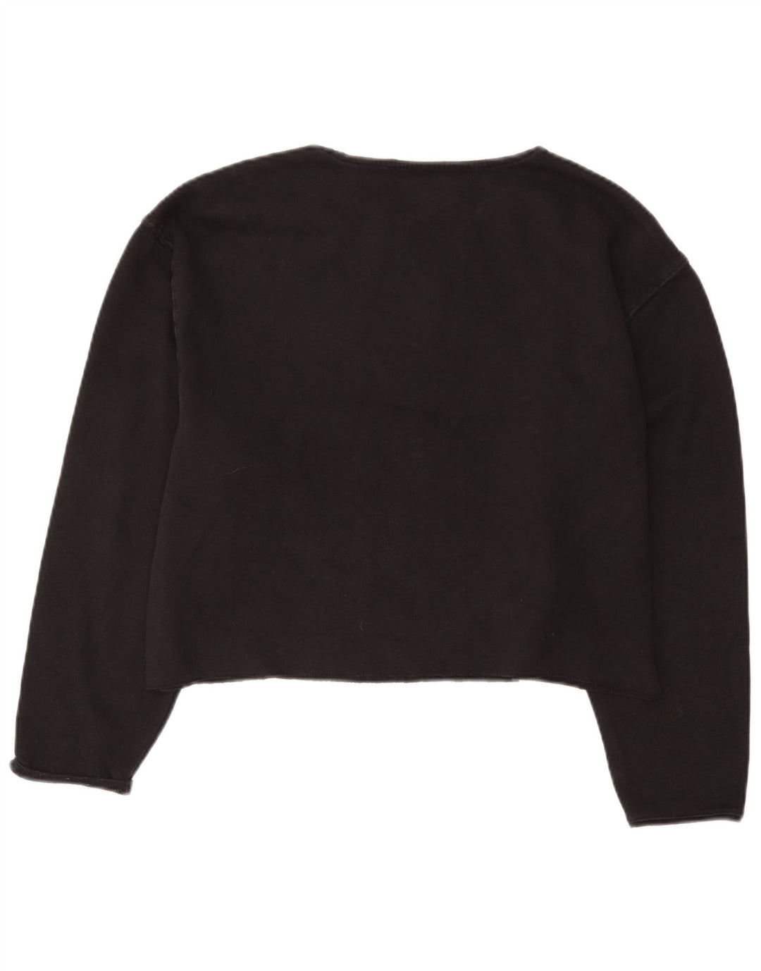 Felpa da donna con grafica corta Fila, maglione UK 16, grande, nera