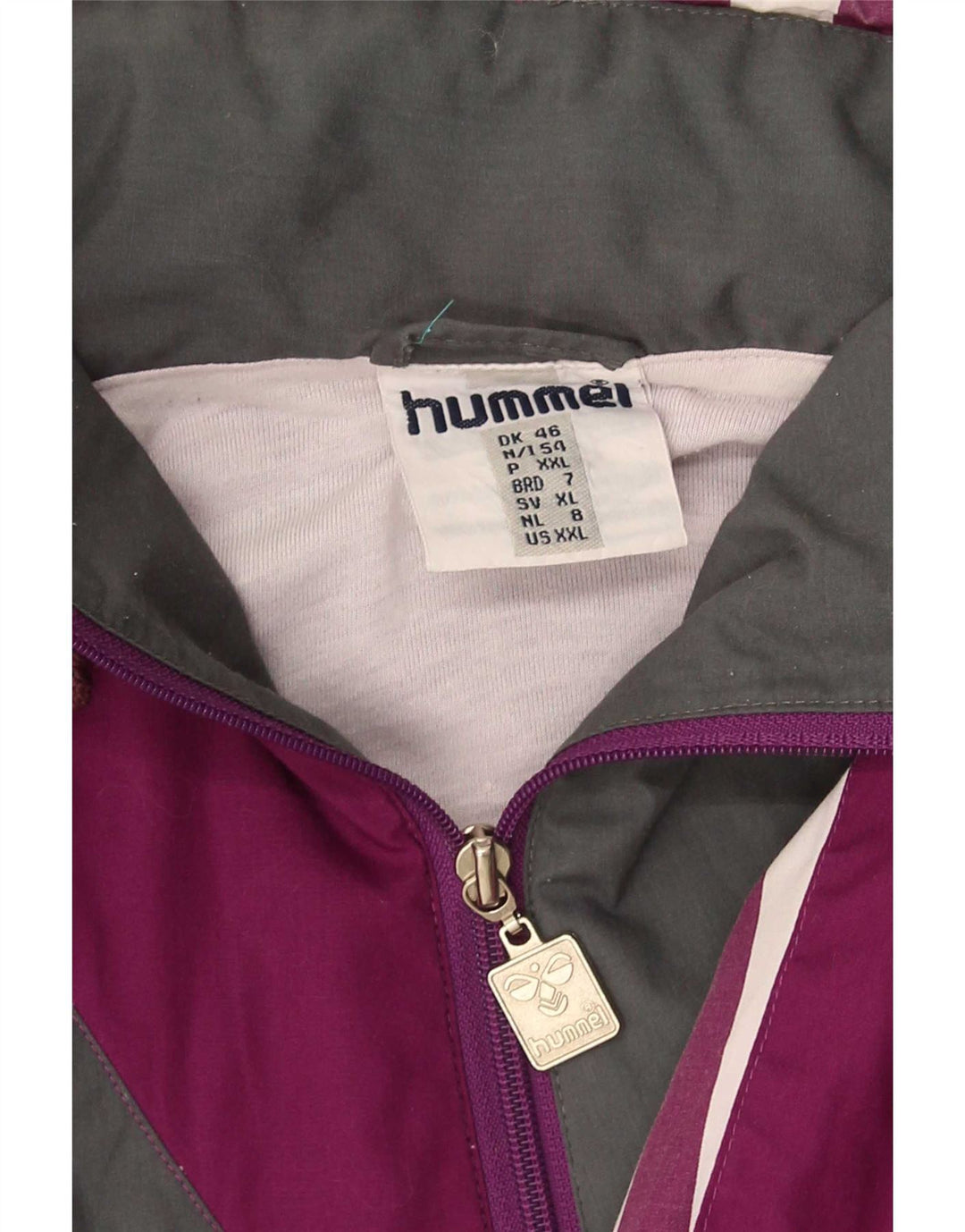 Hummel Giacca da uomo con grafica pullover grafica 2XL Purple Colourblock