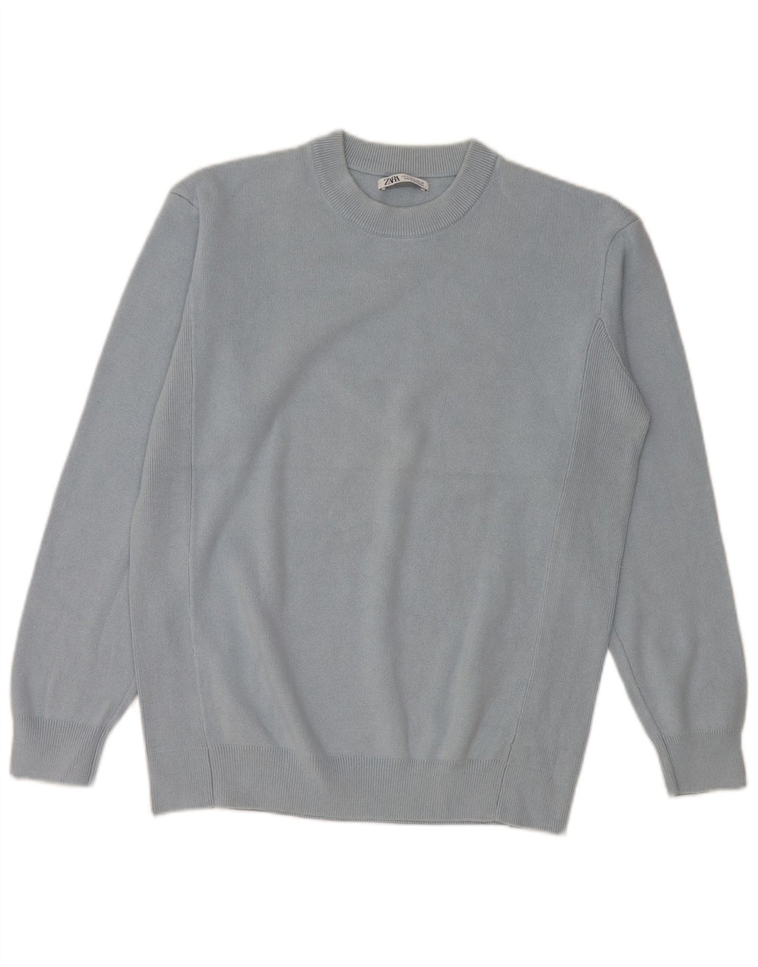 Maglione maglione girocollo da uomo Zara piccolo blu