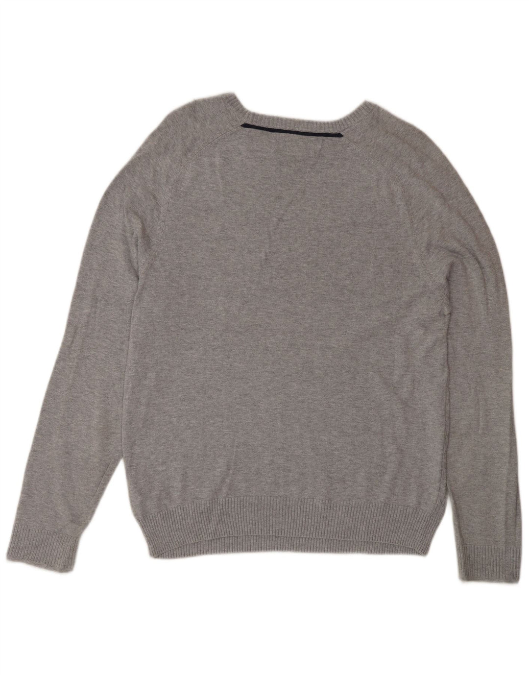 Maglione da uomo con scollo a barca Penguin in cotone grigio medio