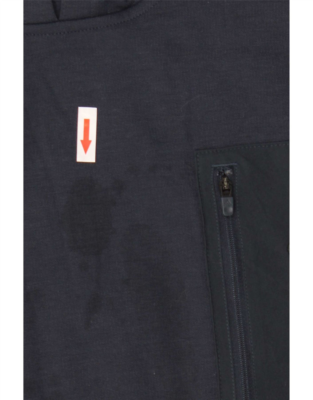 Felpa con cappuccio da uomo Adidas XL poliestere blu navy