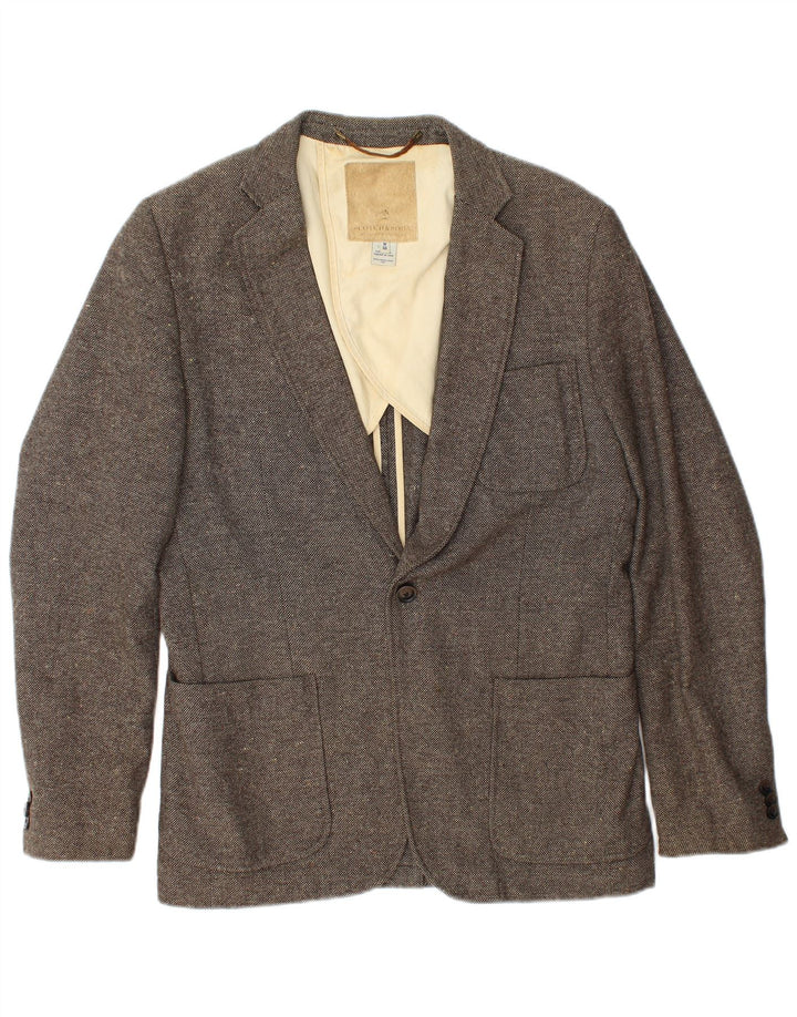 SCOTCH & SODA Giacca blazer da uomo a 1 bottone IT 48 Marrone medio