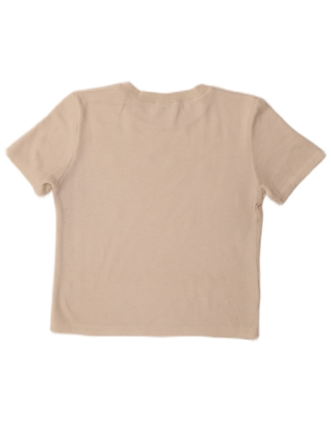 T-shirt Zara da donna Top UK 12 beige medio