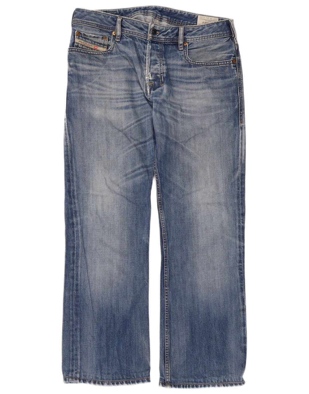 Jeans larghi da uomo Diesel W31 L34 cotone blu