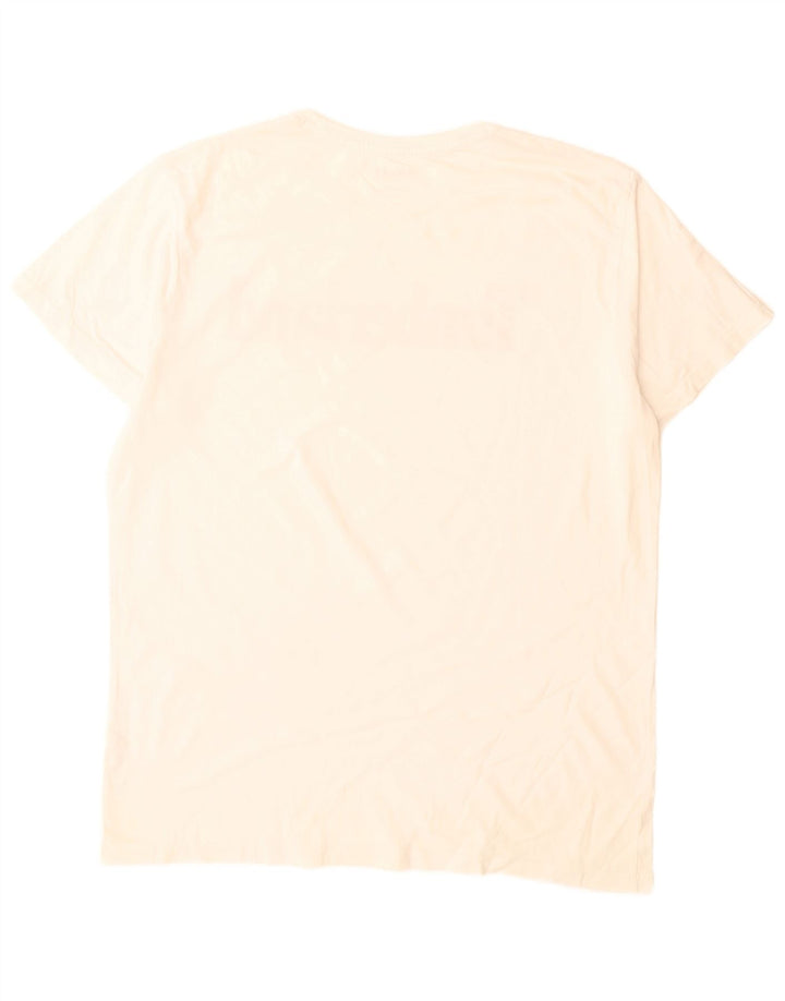 T-shirt grafica da uomo Timberland Top grande in cotone bianco