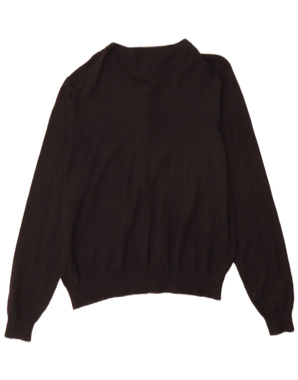 Maglione cardigan da donna Marks & Spencer UK 18 XL viscosa nera