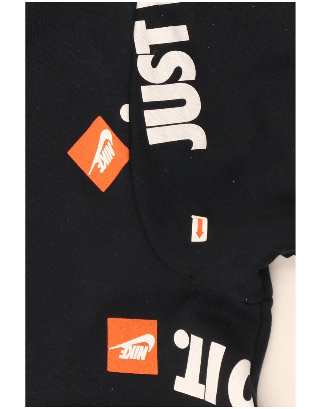 NIKE Felpa con grafica da uomo Maglione piccolo in cotone blu navy