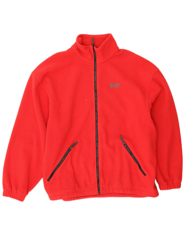 Giacca in pile da uomo Helly Hansen UK 40 Large Rosso Poliestere