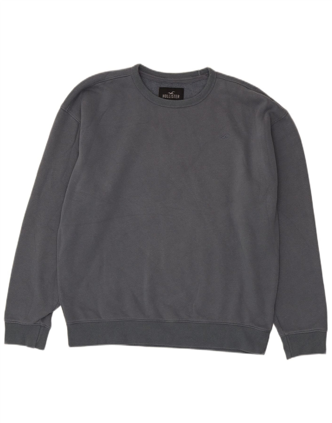 Felpa Hollister Uomo Maglione XL Grigia