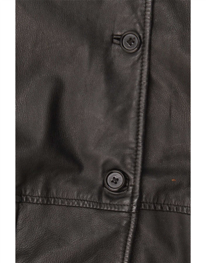 Giacca in pelle da donna vestibilità ampia Conbipel IT 42 media nera
