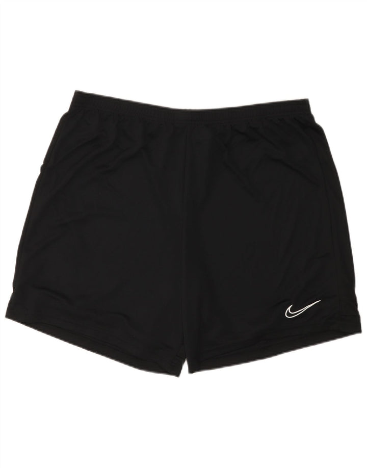 Pantaloncini sportivi NIKE Dri Fit da uomo 2XL poliestere nero