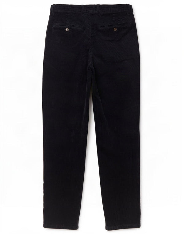 Pantaloni Zara da uomo in velluto a coste affusolati EU 36 XS W29 L28 Blu Navy