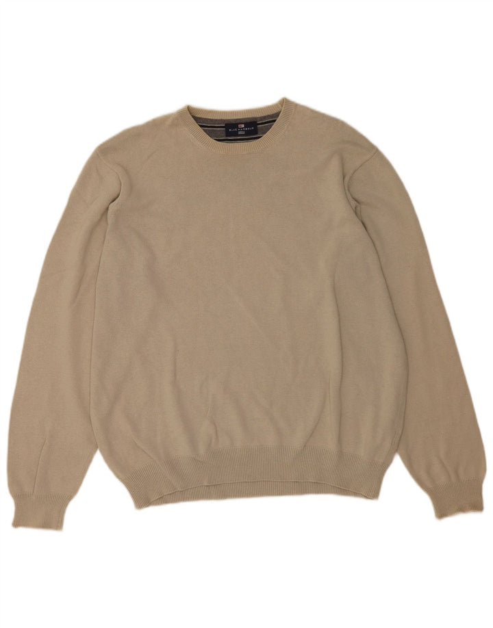 Maglione maglione girocollo da uomo Marks & Spencer UK 41/43 grande grigio