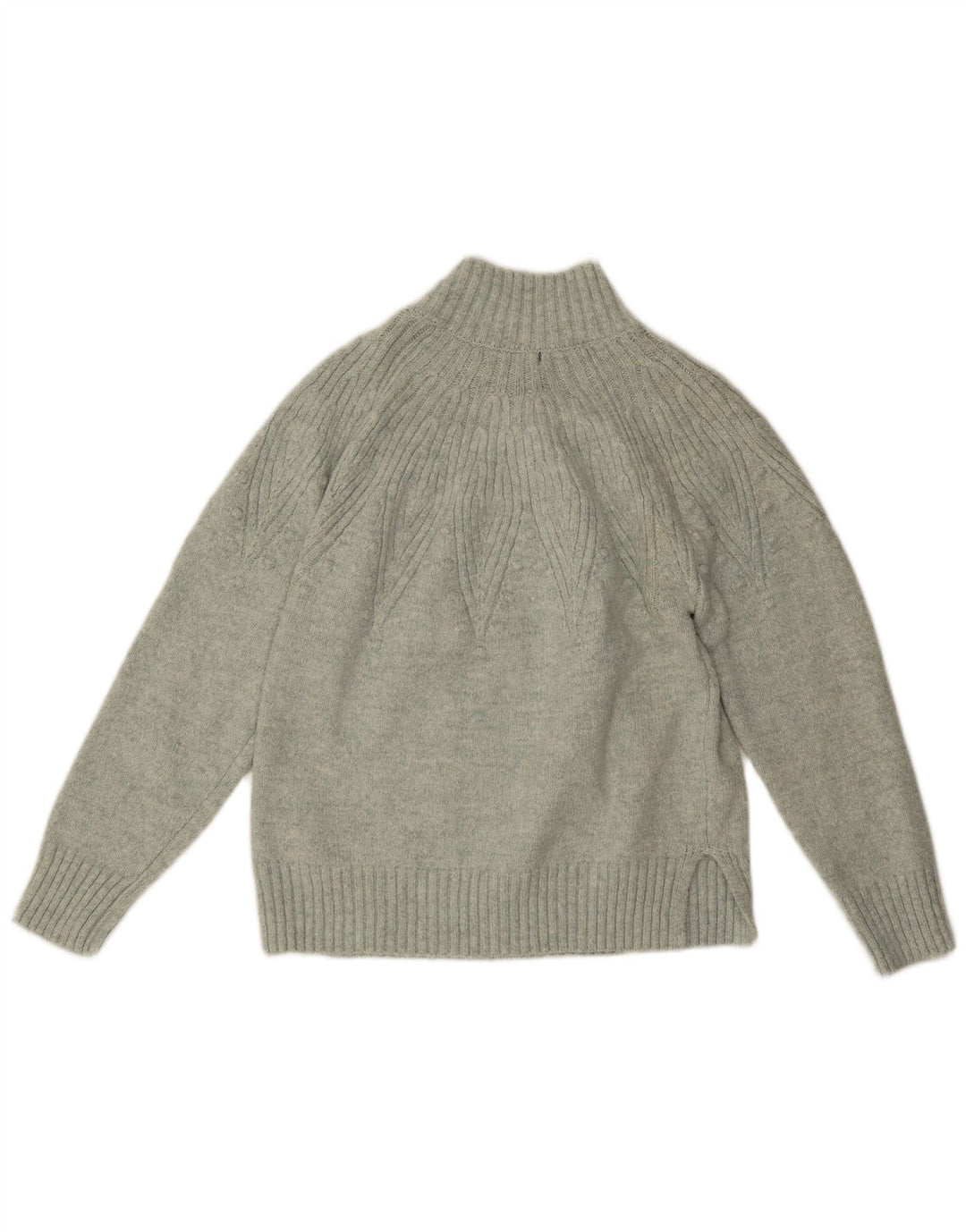 Maglione maglione a collo alto da donna Marks & Spencer UK 14 Verde medio