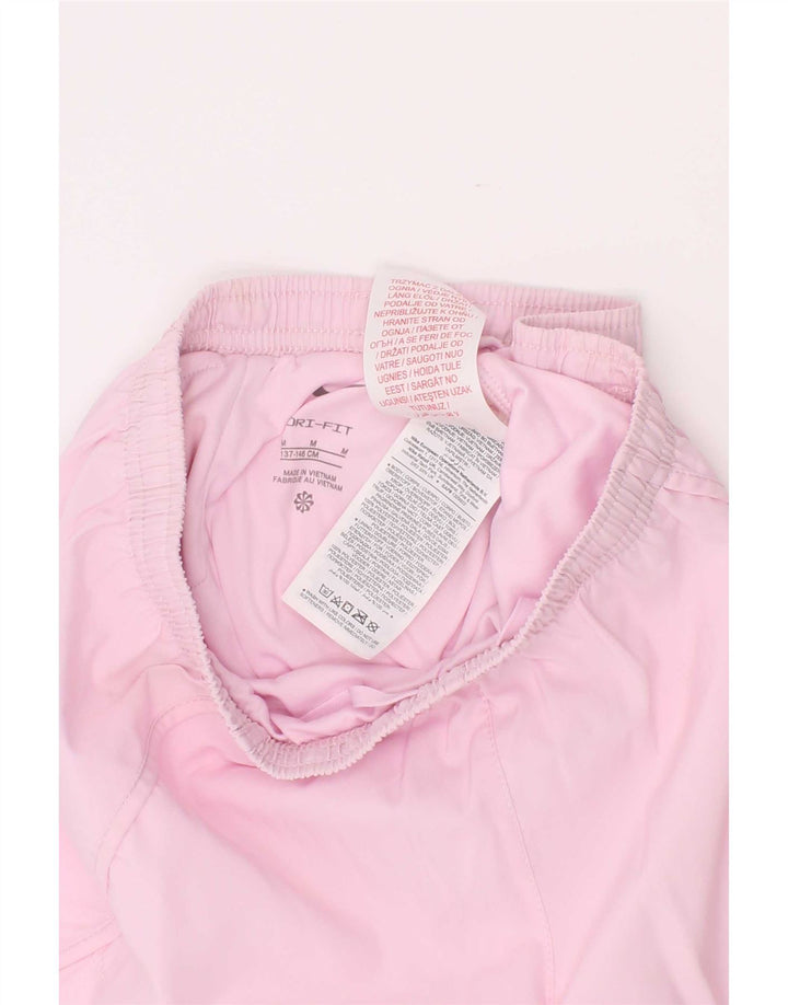 Pantaloncini sportivi Under Armour per ragazze Dri Fit 10-11 anni in poliestere rosa medio