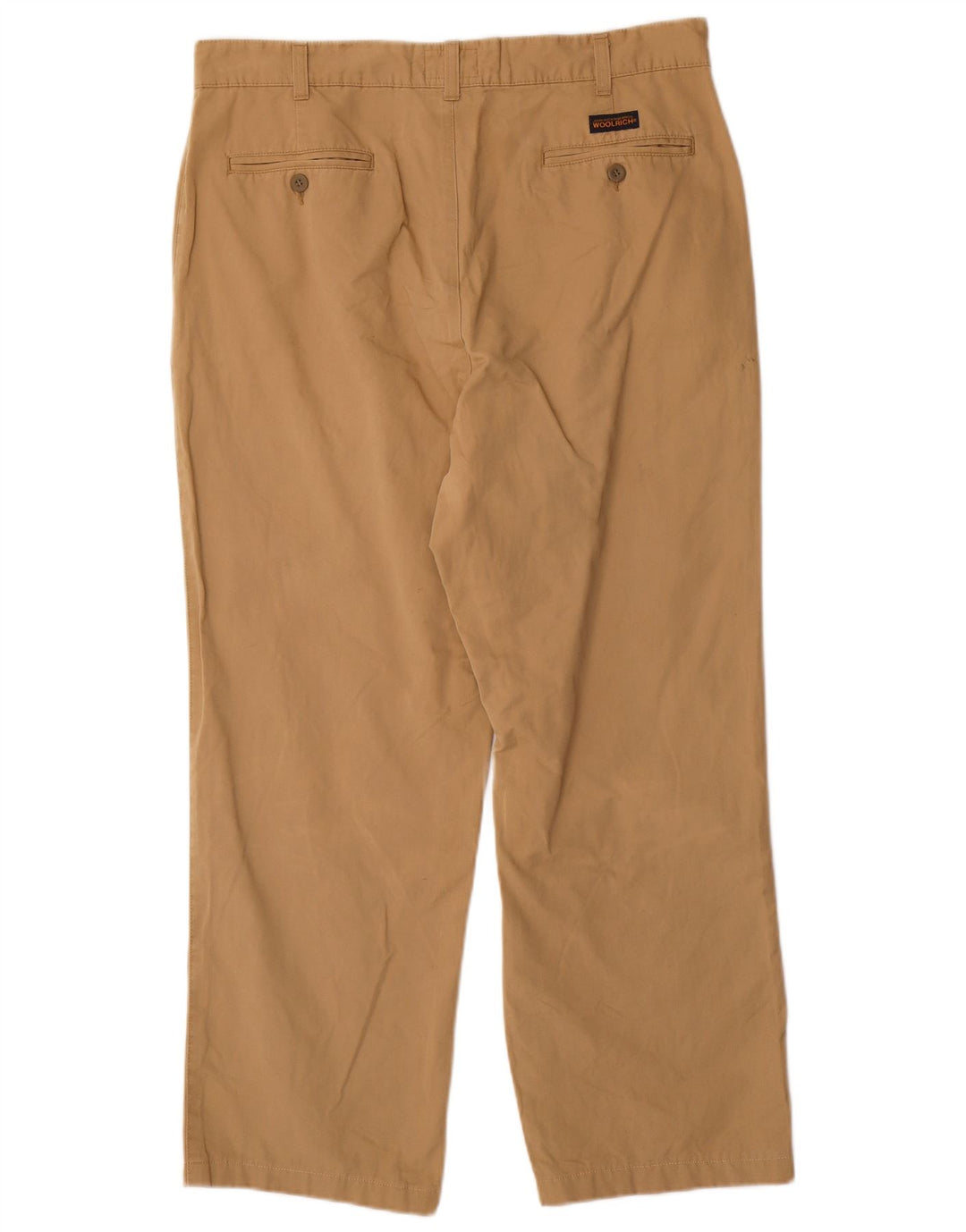 Pantaloni chino dritti da uomo WOOLRICH W36 L28 cotone beige