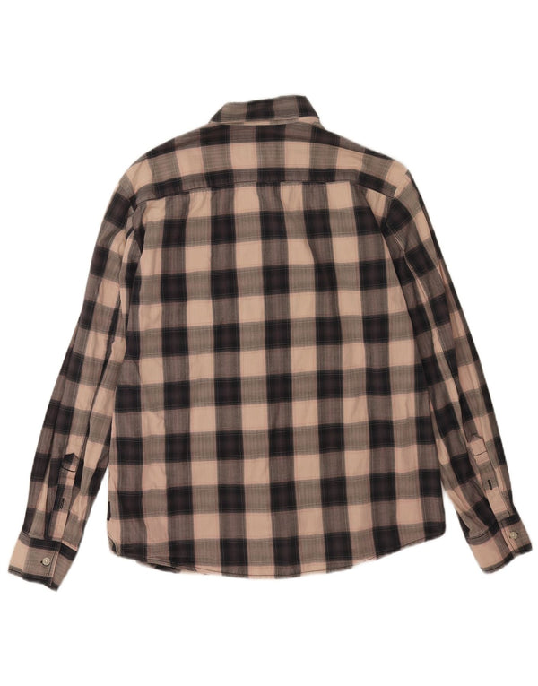 Armani Jeans Camicia da uomo in flanella vestibilità regolare XL Cotone a quadri beige