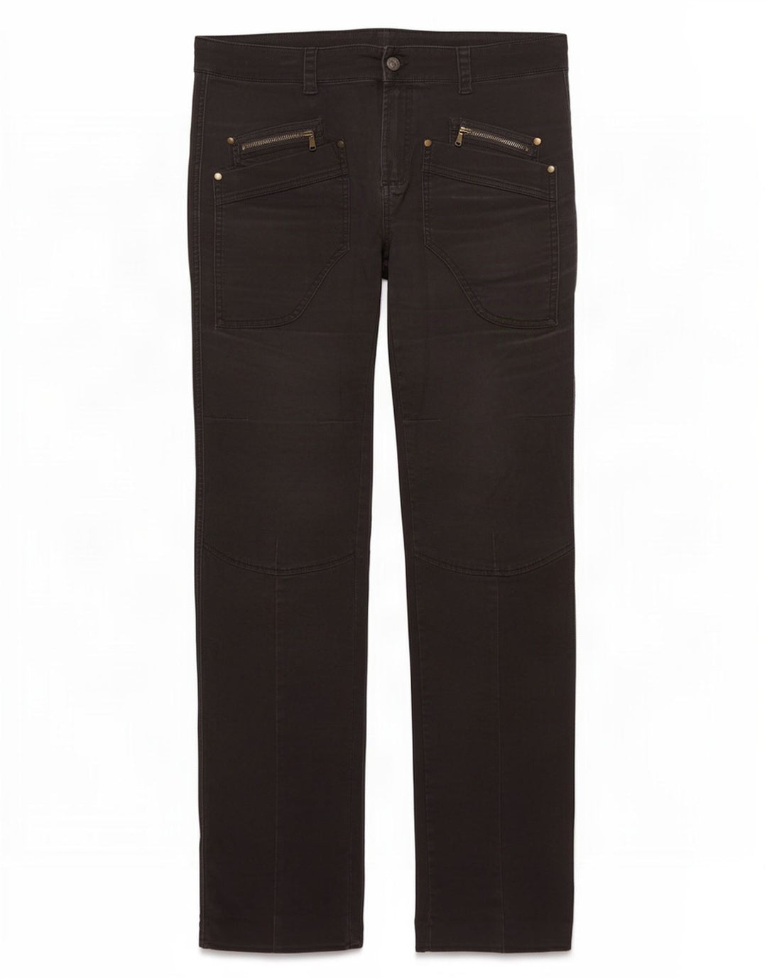 Pantaloni casual dritti da uomo Benetton W34 L33 Grigi