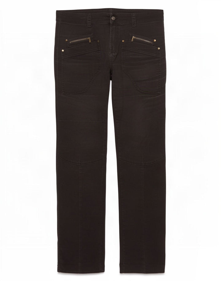 Pantaloni casual dritti da uomo Benetton W34 L33 Grigi