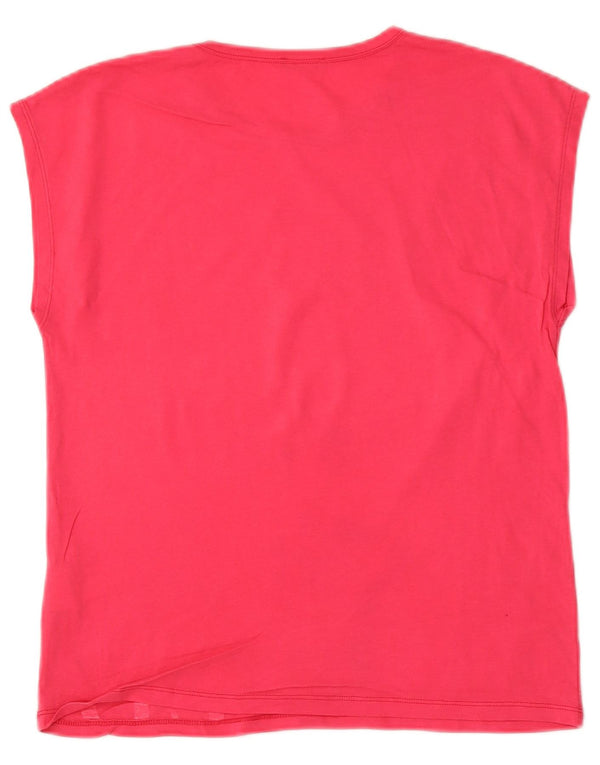 T-shirt grafica per bambina Benetton Top 13-14 anni 3XL Cotone rosa